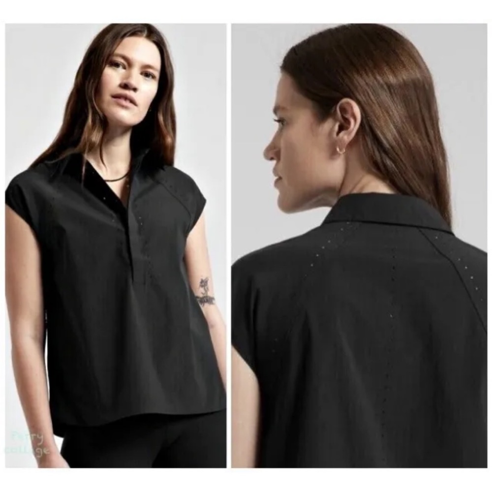 Athleta black Sol Top